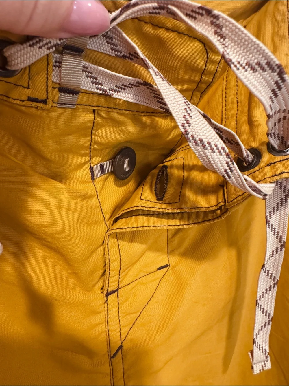 Patagonia Mustard Drawcord Hybrid Shorts - Men's 32
